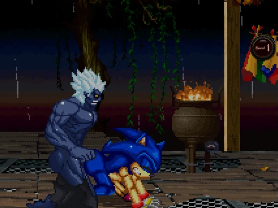MUGEN Request#291: Oni Fucks Sonic The Hedgehog