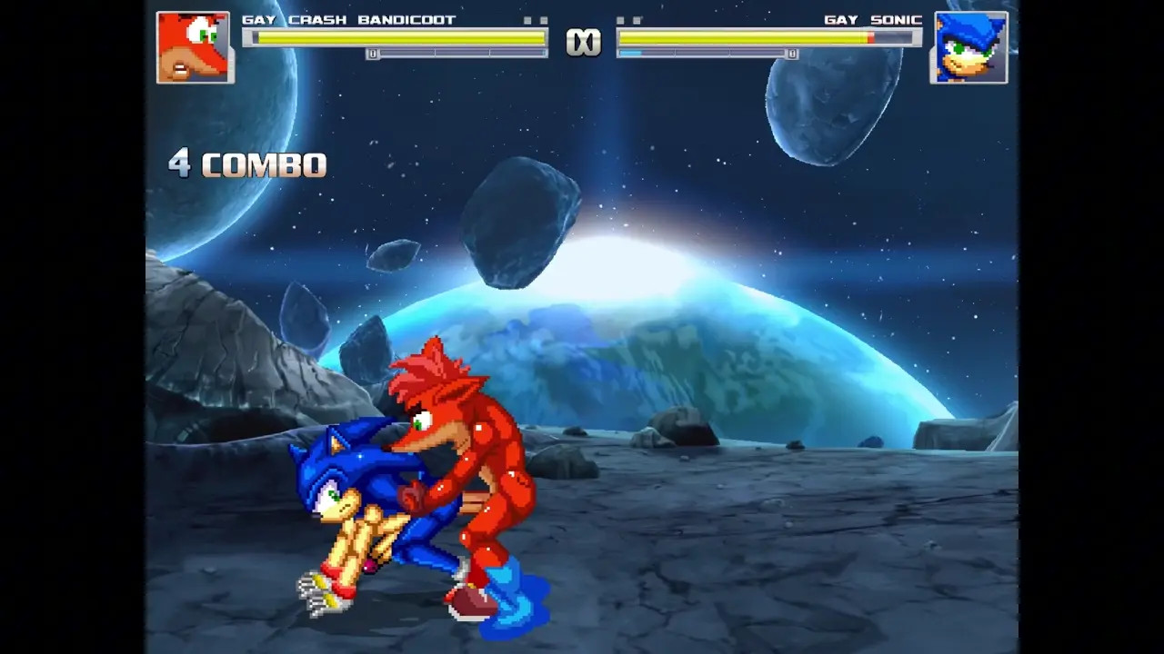 MUGEN Crash Bandicoot vs Sonic