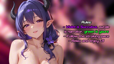 Succubus came to your room to drain your cock out (Sex JOI)