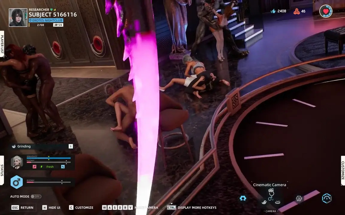 Space Succubus Has Fun On Stage