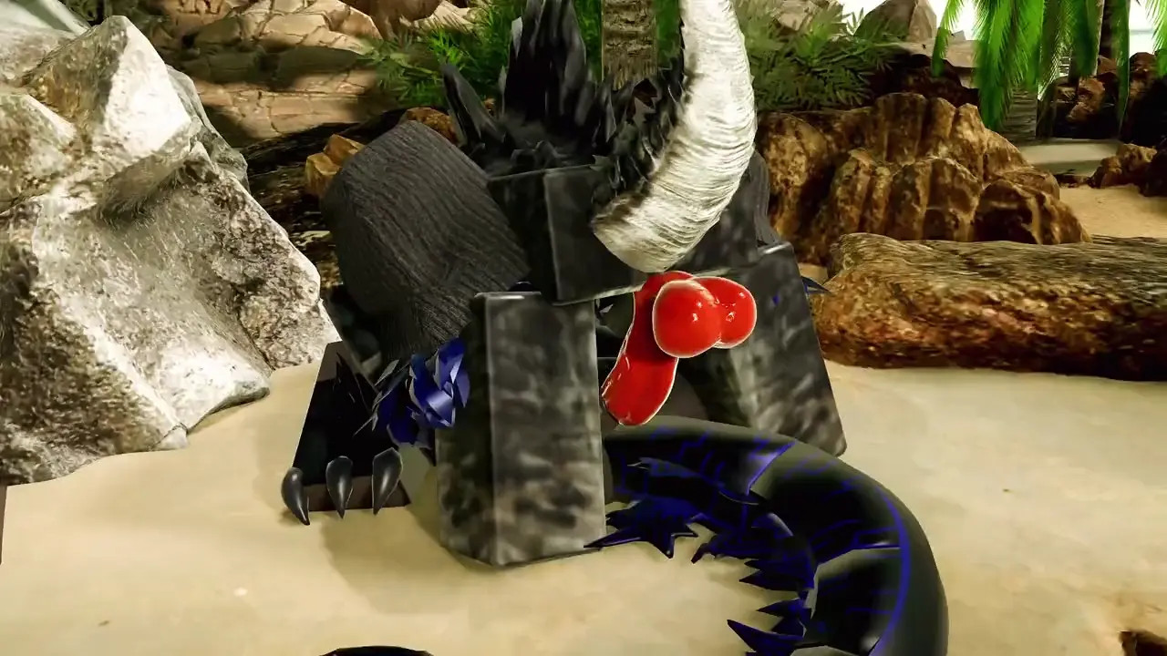 After the city attack, the action continues on Monster Island D: