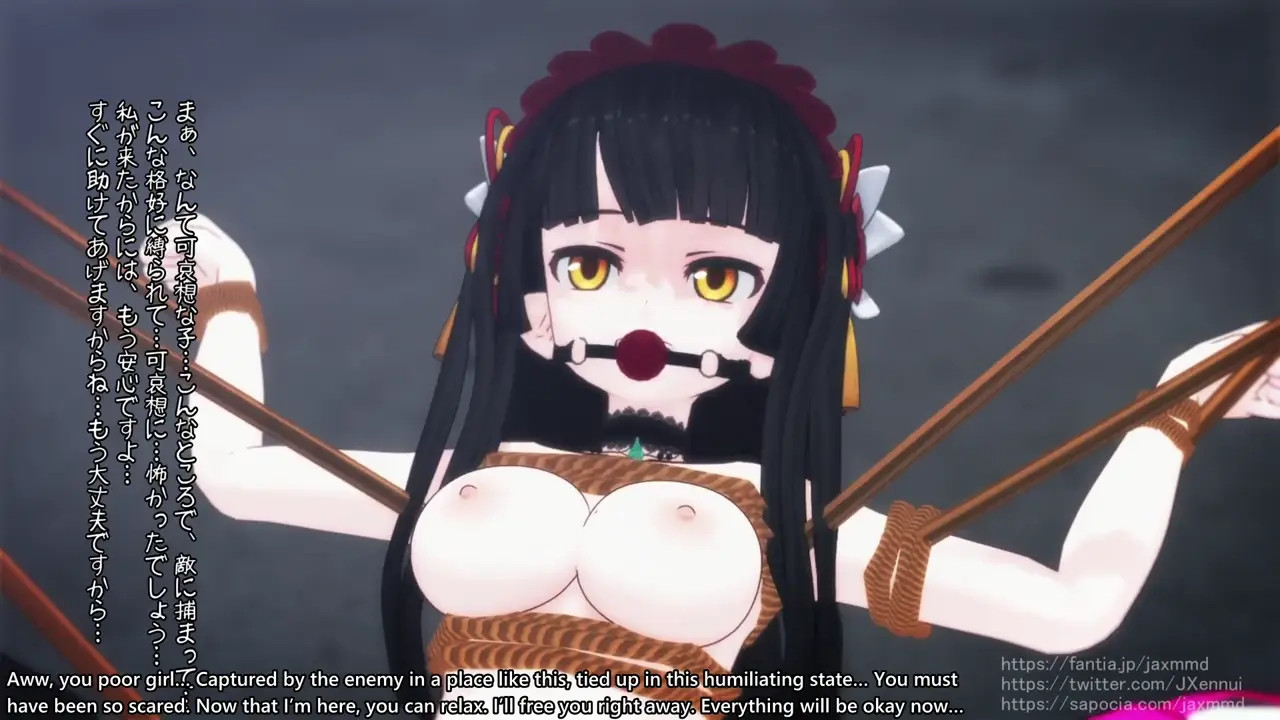 [Eng] Futanari saint punishes girl