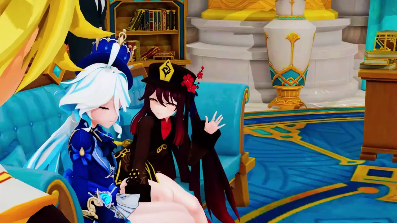 【MMD】 AOA - 심쿵해 (Heart Attack) Hutao - Furina