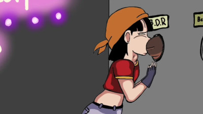 Pan Tries Glory hole