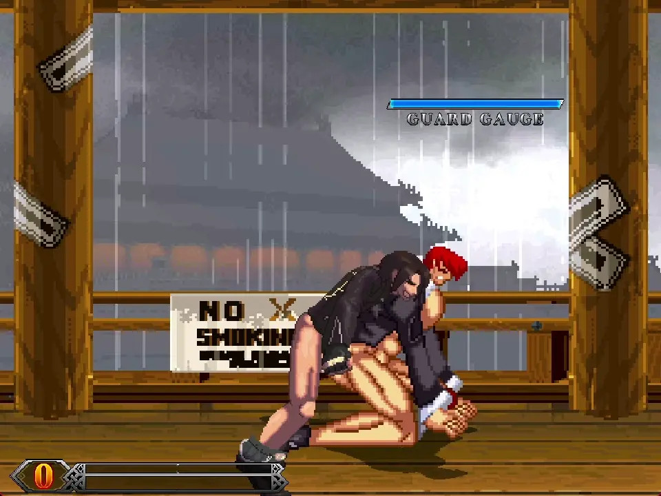 MUGEN: Kyo Kusanagi fucks Yagami Iori