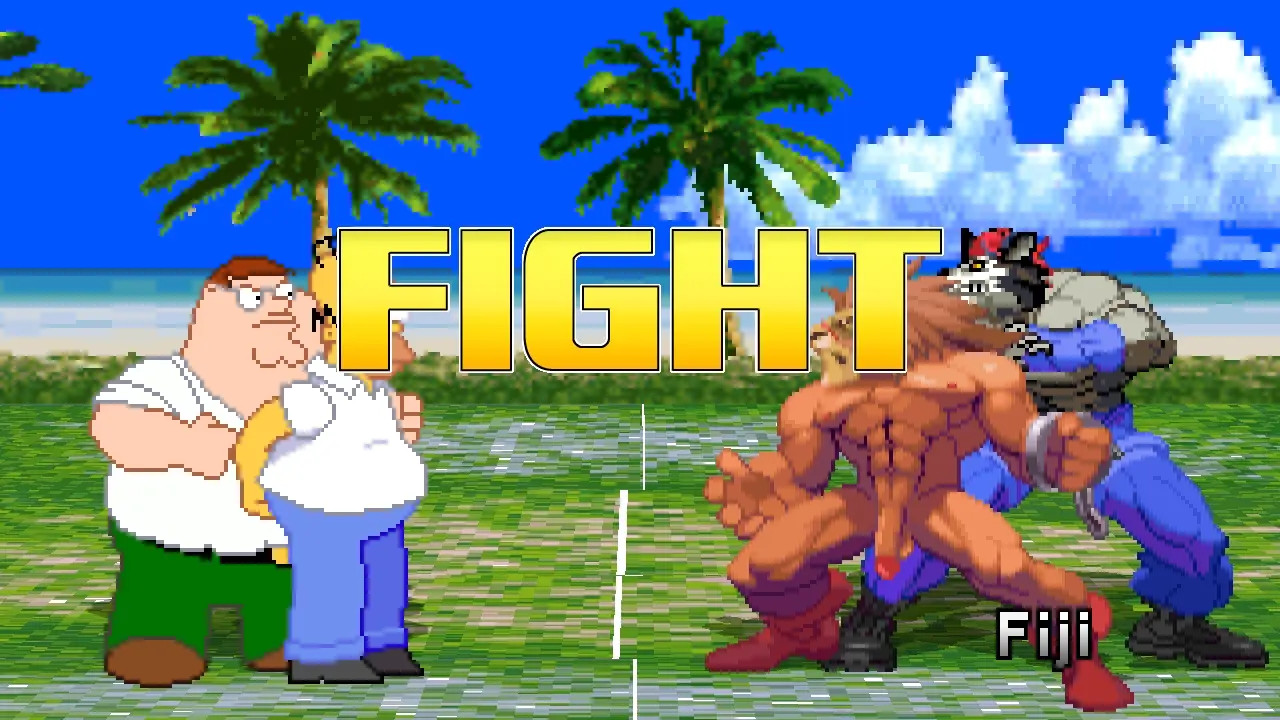 MUGEN Request#312: Homer Simpson & Peter Griffin Fucks Leo & Gundog