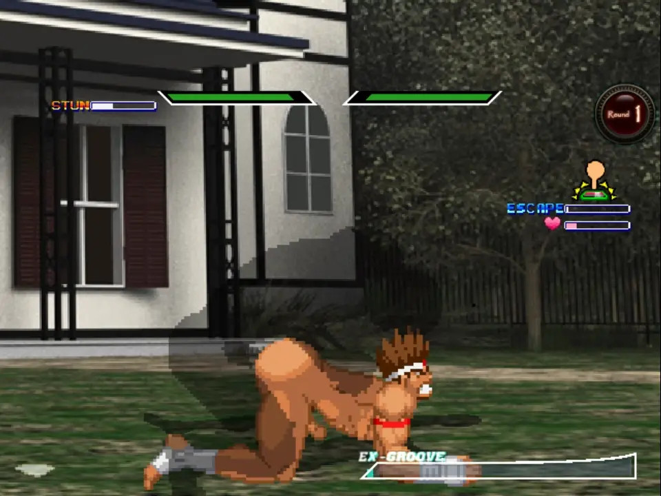 MUGEN Request#313: Brian, M. Bison, & Sagat Fucks Joe Higashi