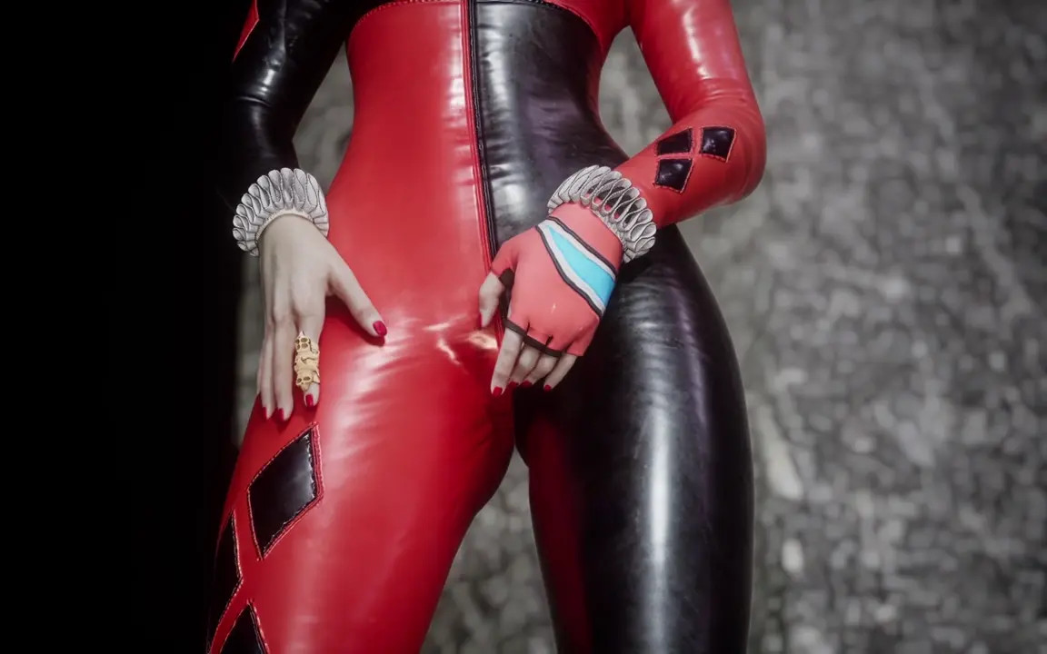 TEASER Black Cat & Harley Quinn fucked by Maliketh