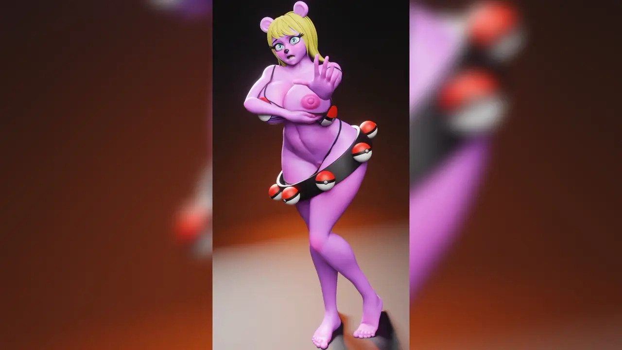Mary Otter in 3D Model Leaked (Yin Yang Yo! Oc)