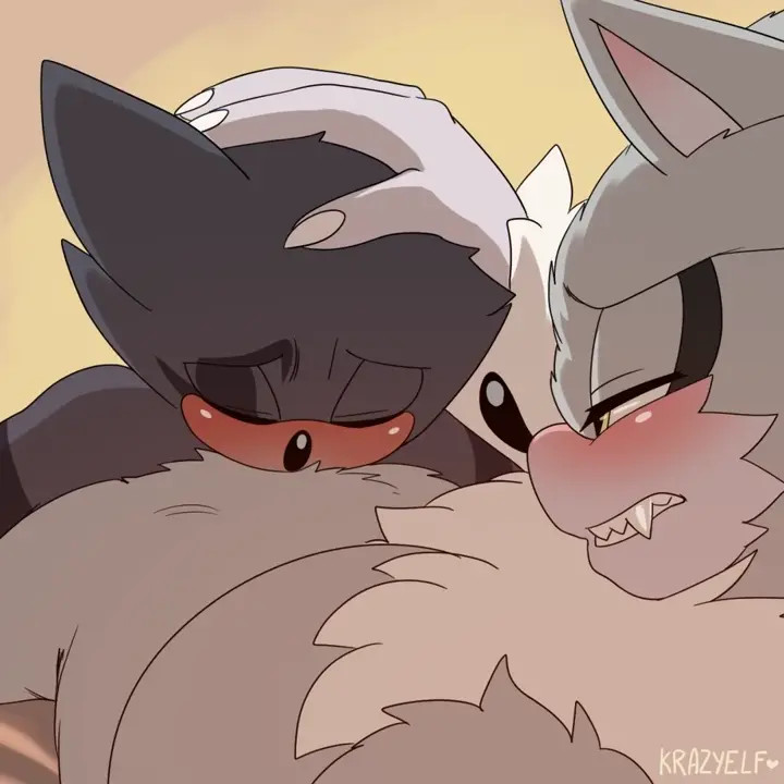 Silver Werehog x Spark {Krazyelf}
