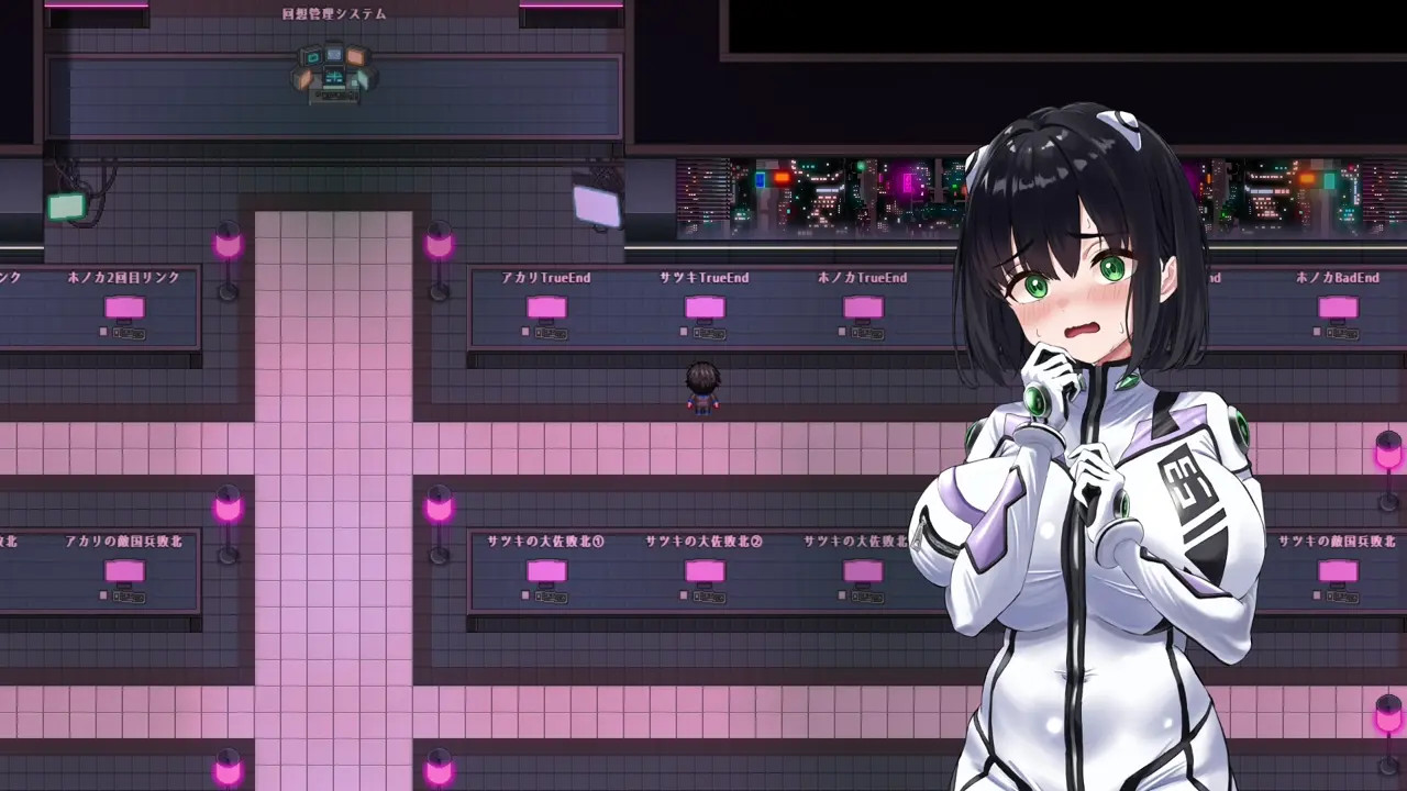 Timid Satsuki is being defiled by multiple monster and men