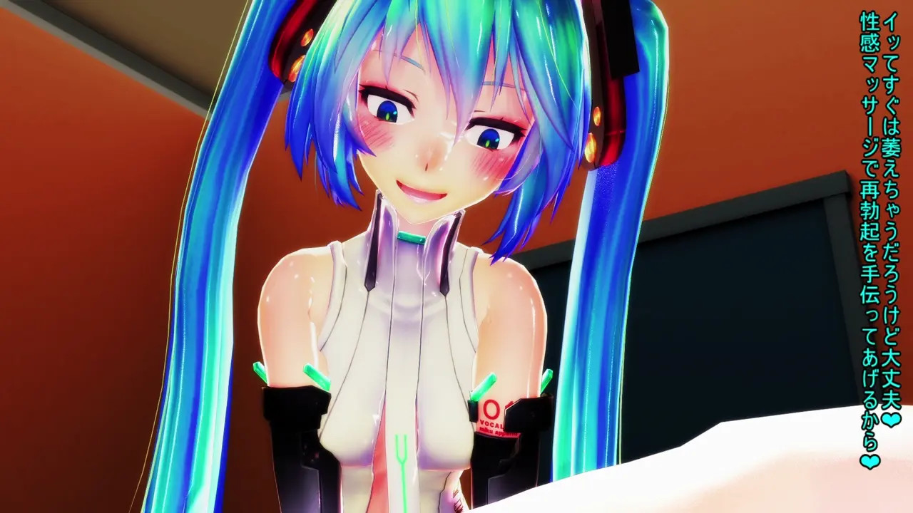Miku and Friends' Continuous Erection Challenge