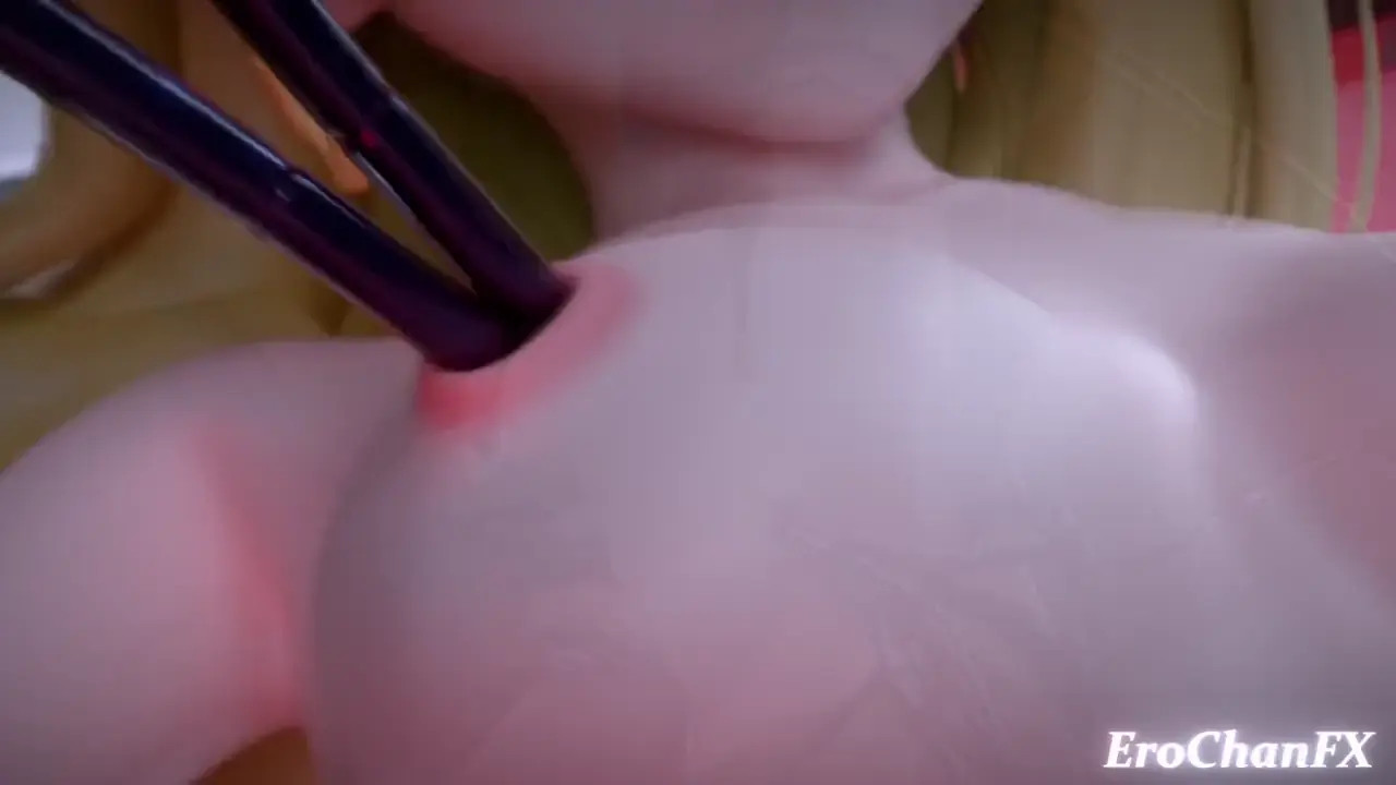 Wuwa Phoebe got tentacles inside of her nipples!