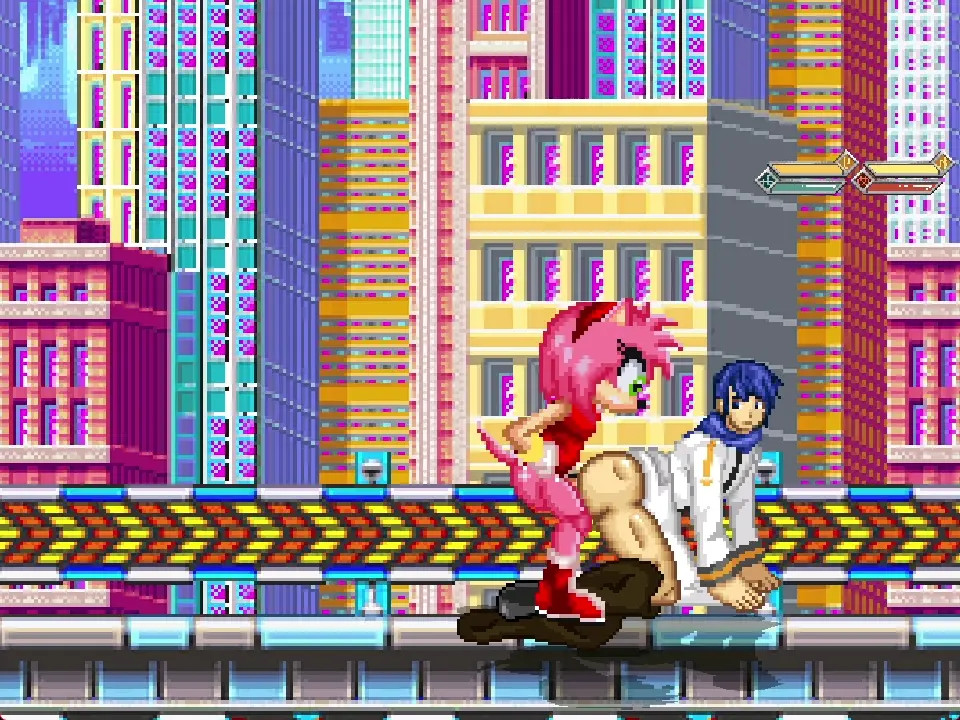 MUGEN: Amy Rose fucks KAITO