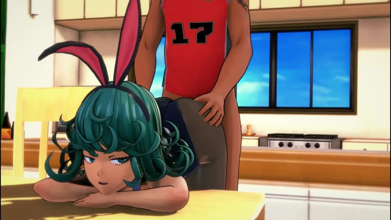 Tatsumaki in a bunny suit gets fucked