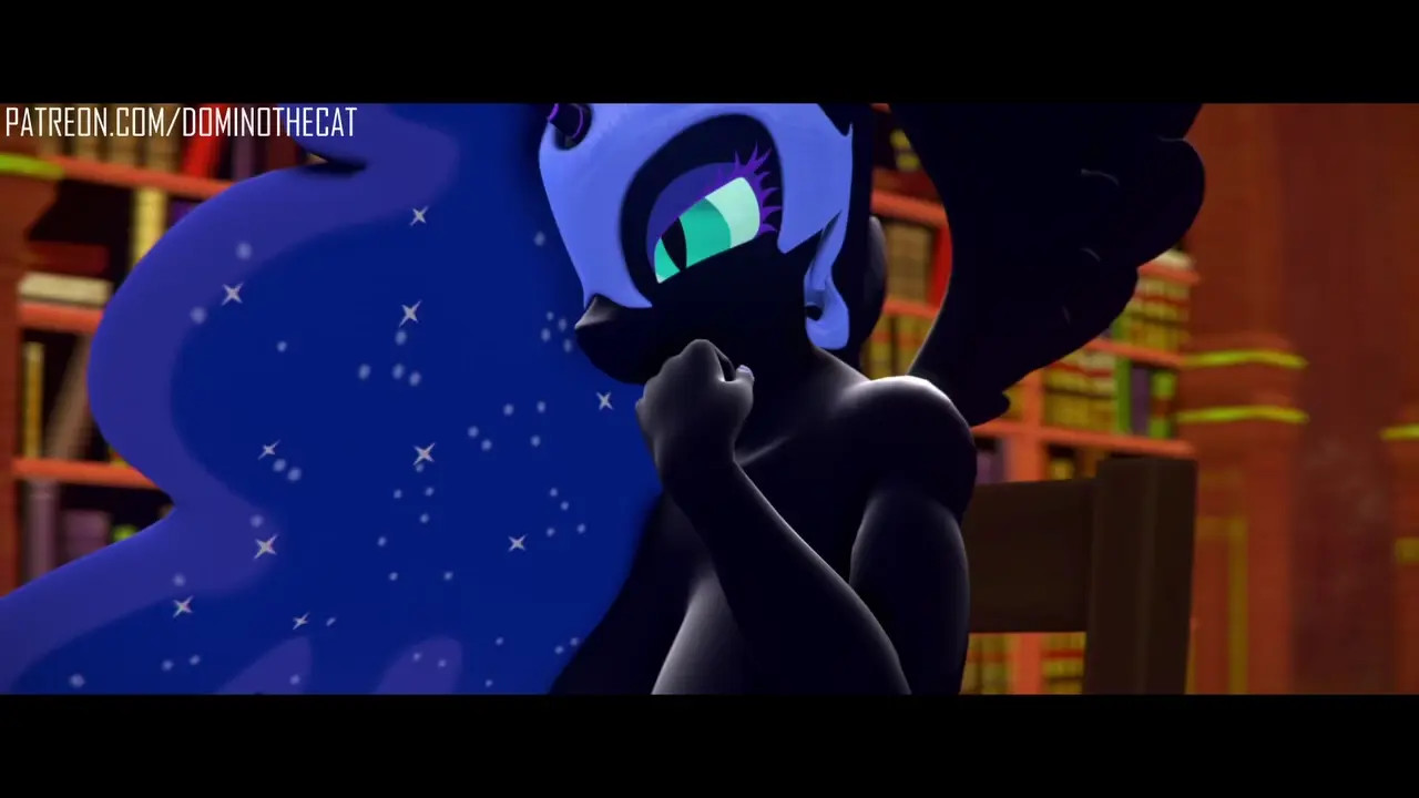 MLP Public Library Sex (Futa Nightmare Moon X Sweetie Belle) DominotheCat