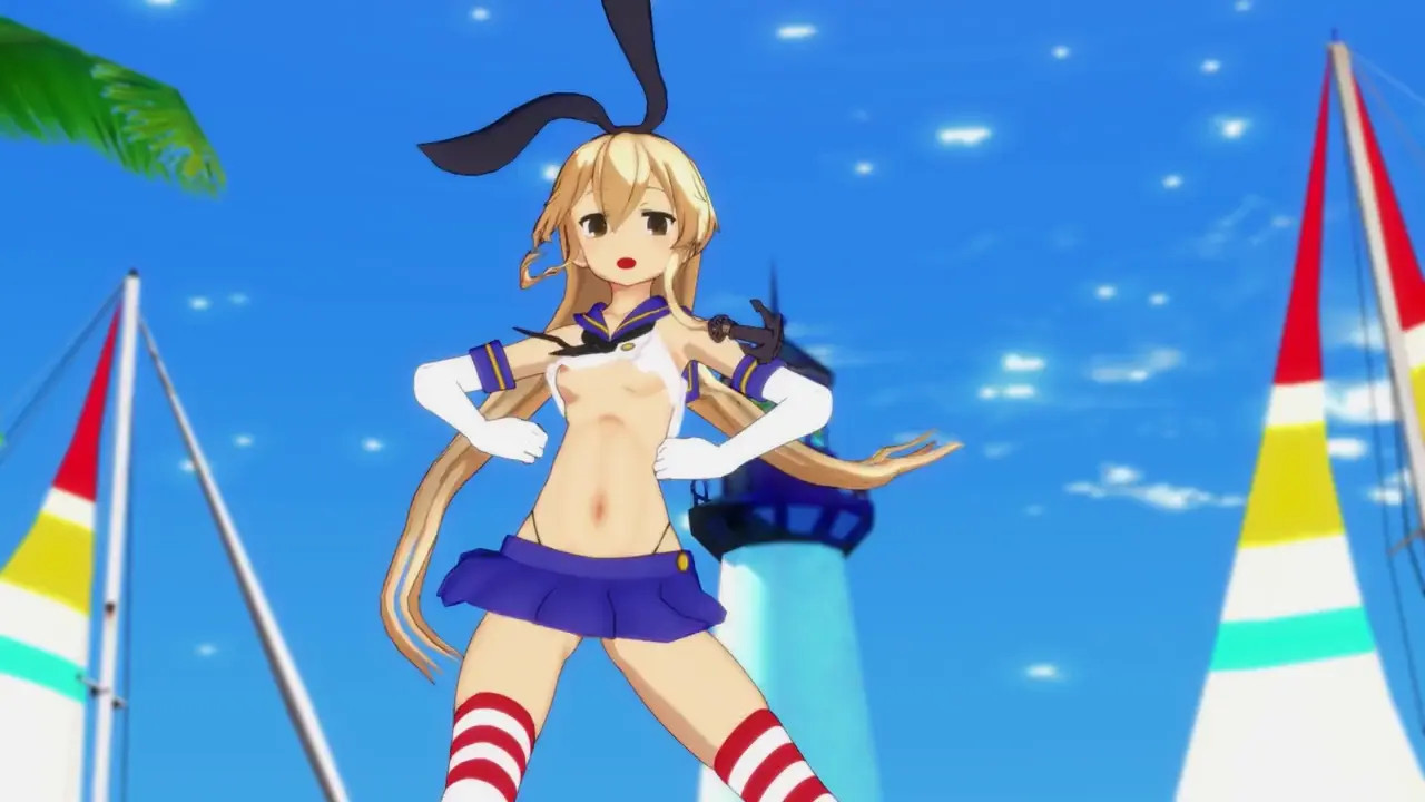 Shimakaze - Bass Knight [MMD R18] JhonLui