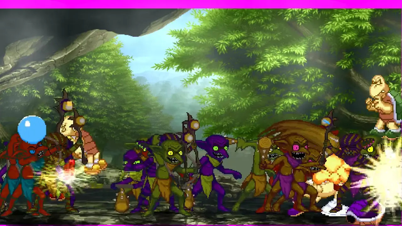 MUGEN Request#339: Koopa TroopaX4 X Goblin Party