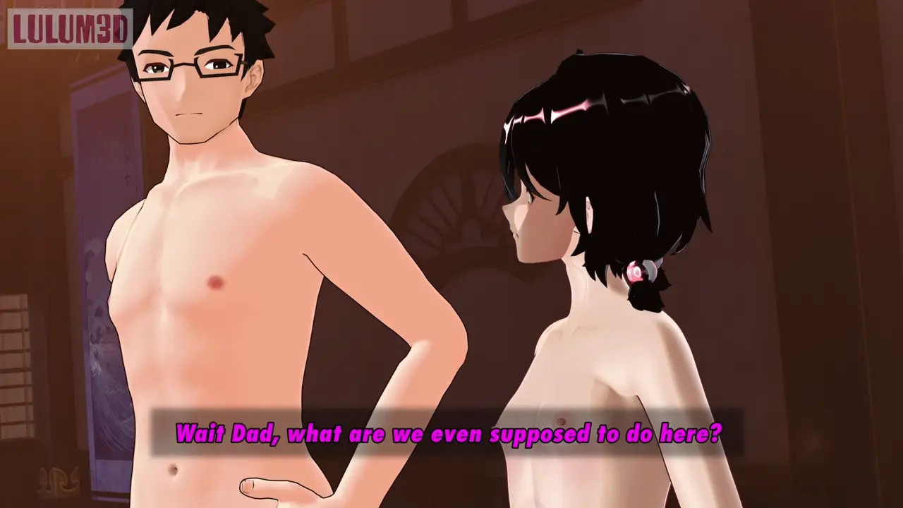 (Full Video) Femboy Seduces his Straight Brother in front of Dad in the Bathhouse