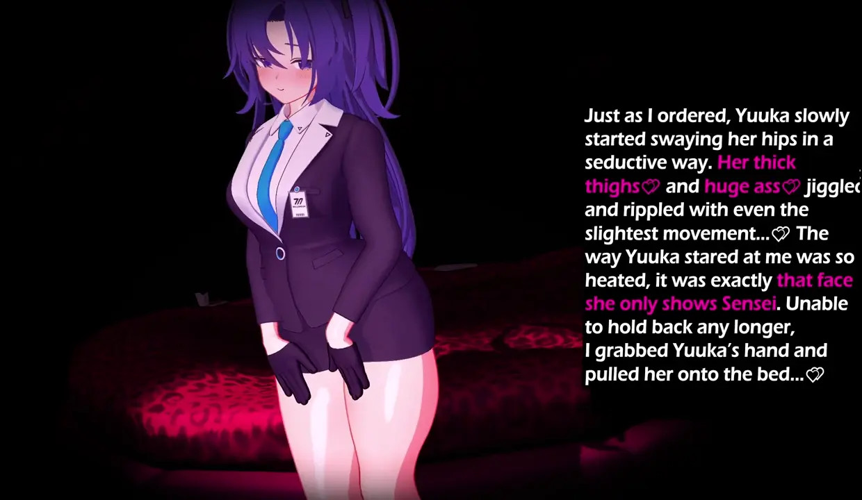 [Eng] Yuuka Big Butt Arousal