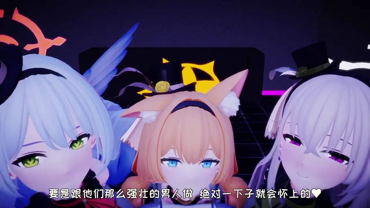 [CN Sub][poko●●●の性癖ひろば]Blue Archive-Trinity Idol Cuckold Report Part 2_1080P