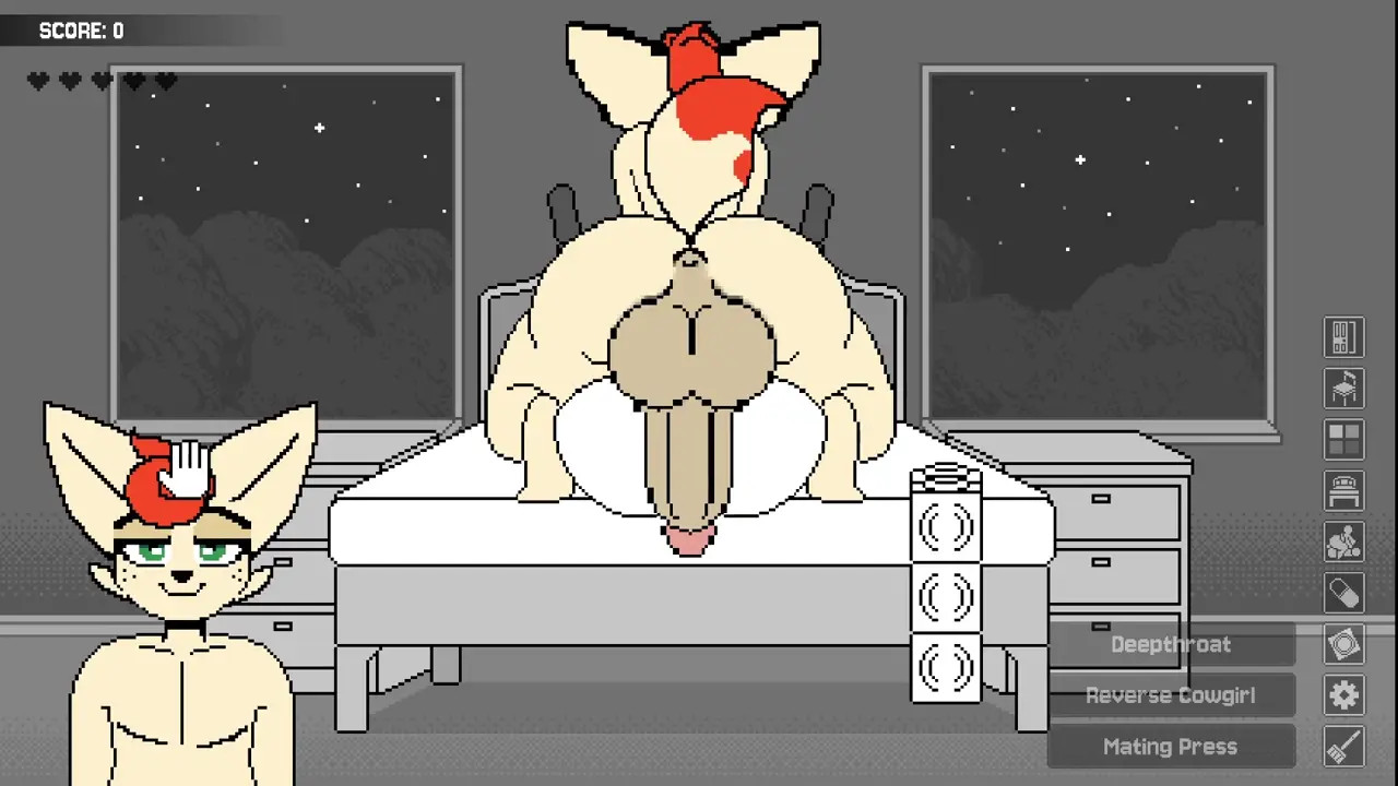 Maccy fucking Umbreon on bed in room (Wife's Bedroom mod)
