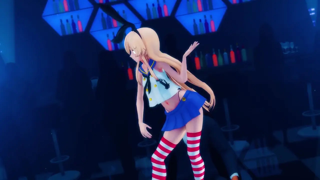 Shimakaze - Joker [MMD R18] Hamselvish