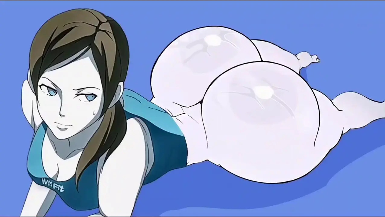 Wii Fit Trainer Fat Booty exercise session