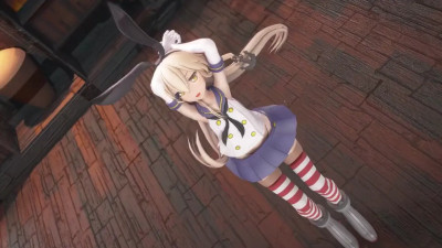 Shimakaze - Love Me If You Can (ver. 2) [MMD R18] Popipapi