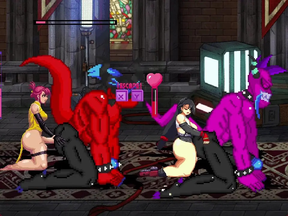 MUGEN: Marilyn Sue & Tifa Lockhart fucks Zavok & Zazz