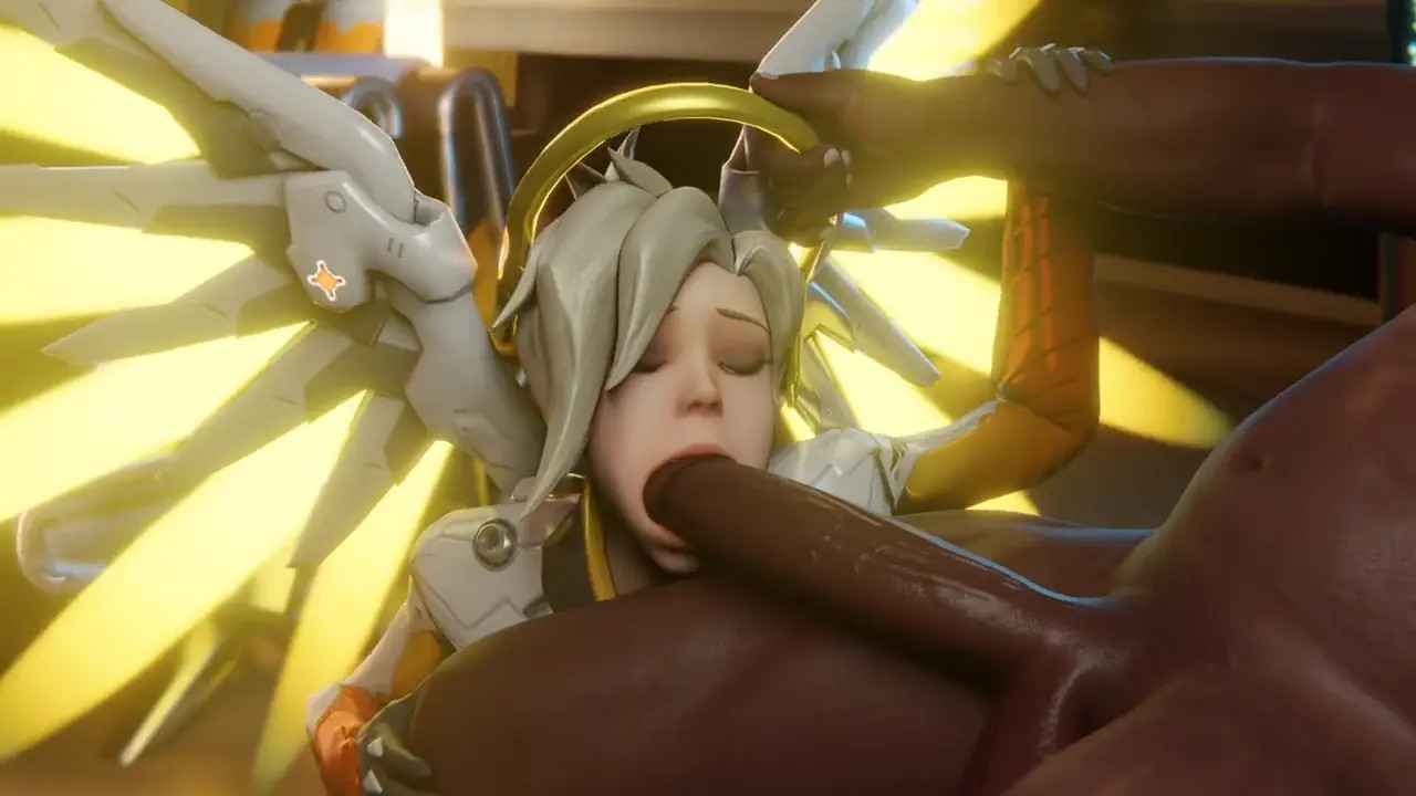 Angel Mercy Sucking Dick