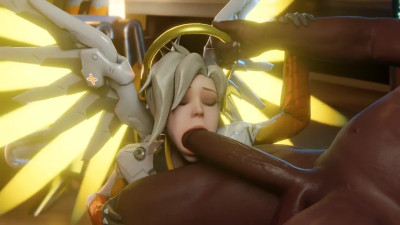 Angel Mercy Sucking Dick
