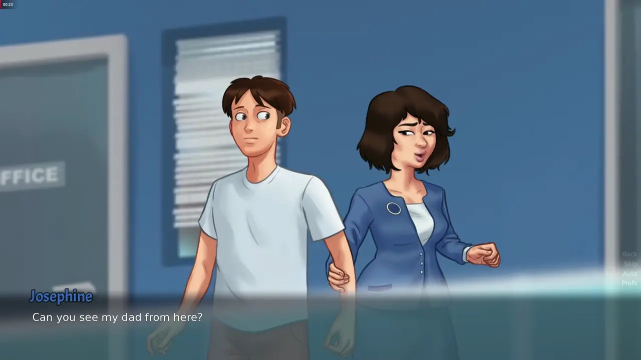 Sex in the office with Josephine Summertime Saga