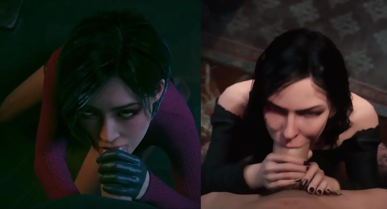 Ada Wong & Yennefer BJ Spilt Screen