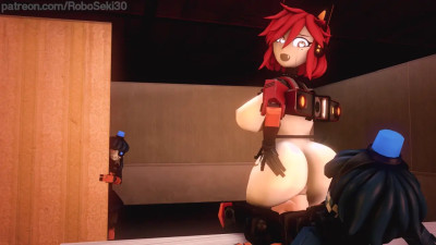 Teleporter twin girls