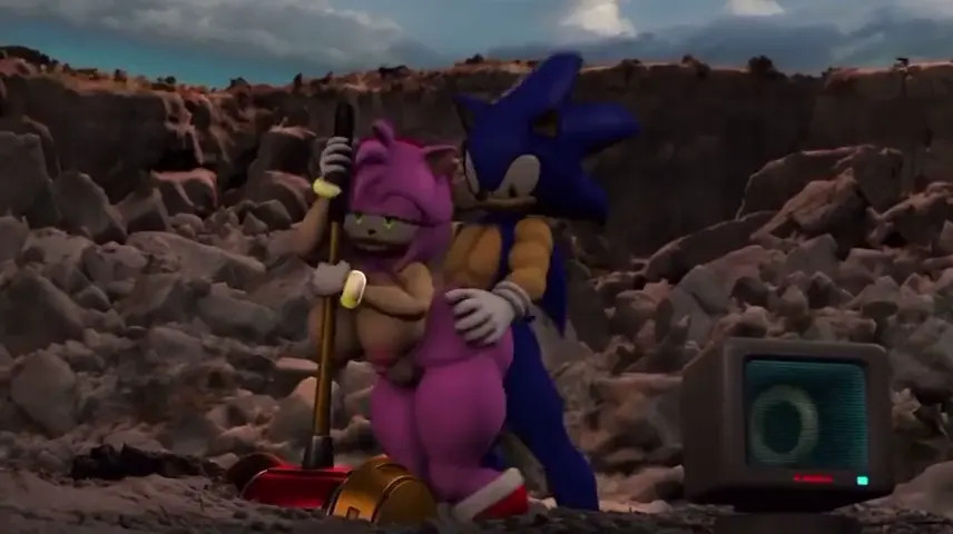 Sonic fucking Amy in the Crater