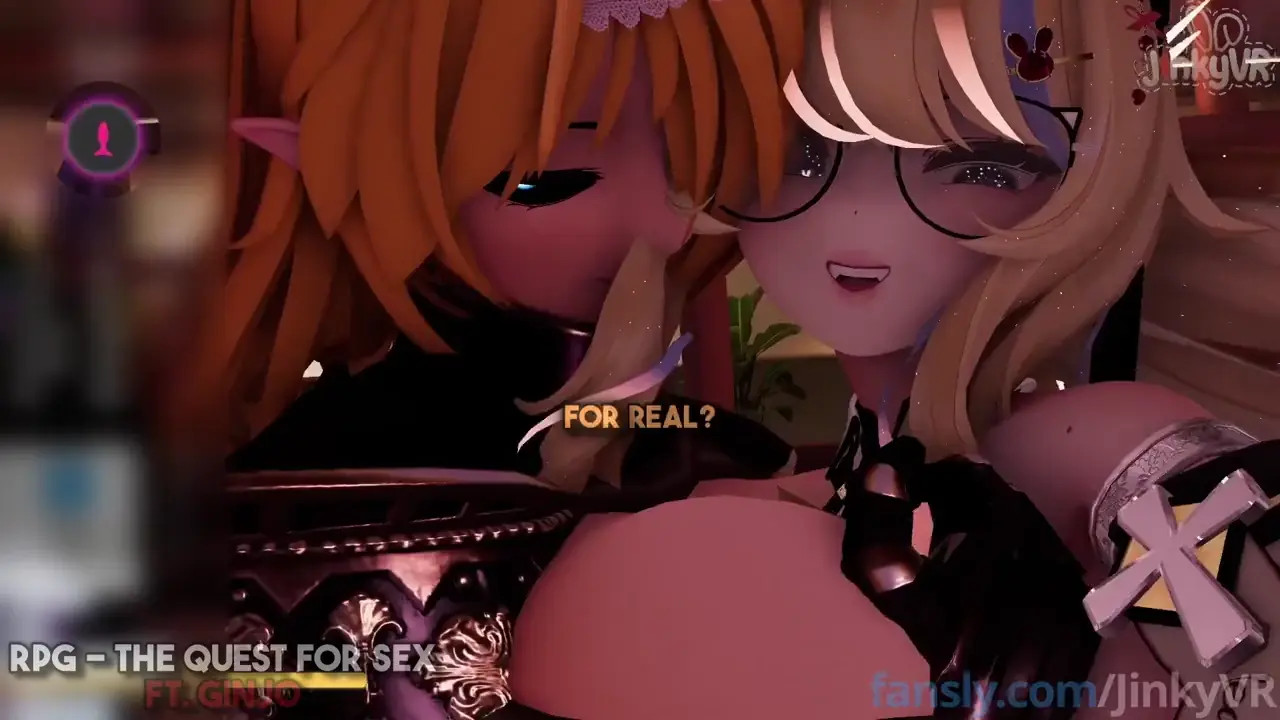 [JinkyVR] So lucky to get carried (literally carry fucked) by Ginjo so I can level up