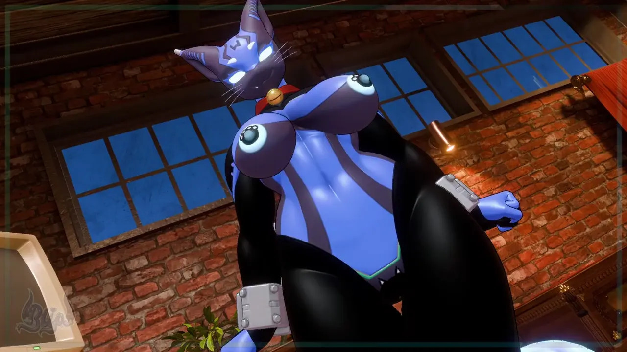 BlipsVR - Warframe Cat Girl Valkyr Services BIG Cock