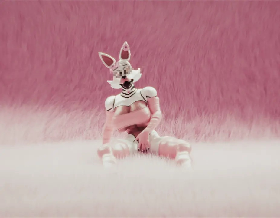 mangle like pink fur