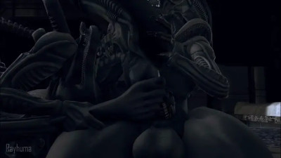 xenomorph footjob/blowjob