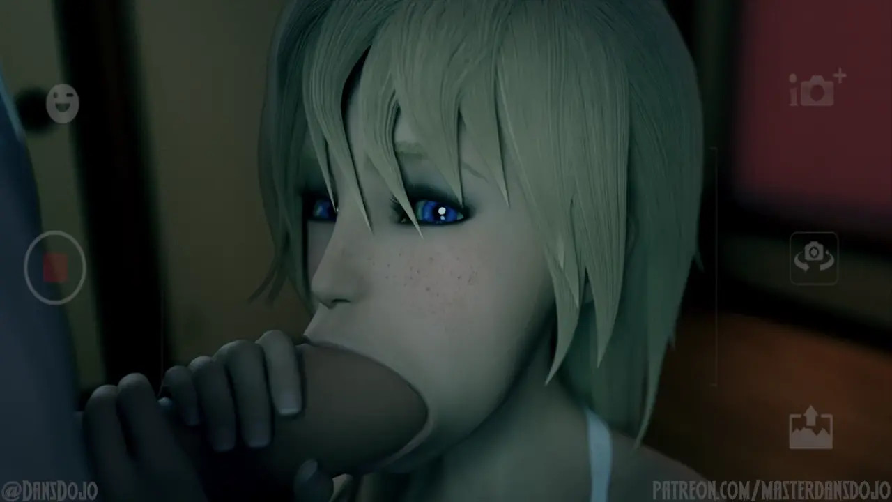 Kingdom Hearts ~ Riku X Namine: Roughest Sloppiest Blowjob ~ MasterDan