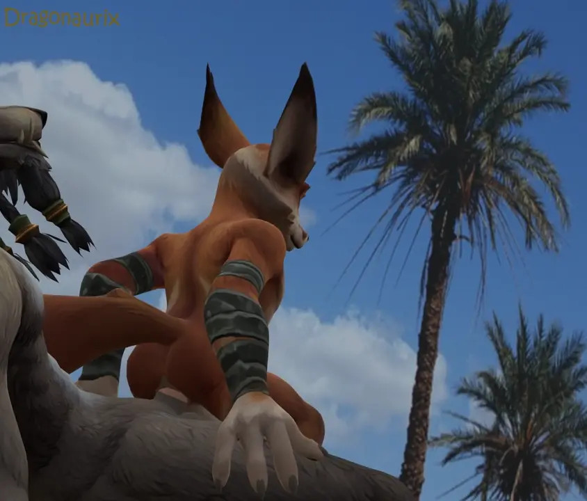 Worgen and Vulpera on vacation