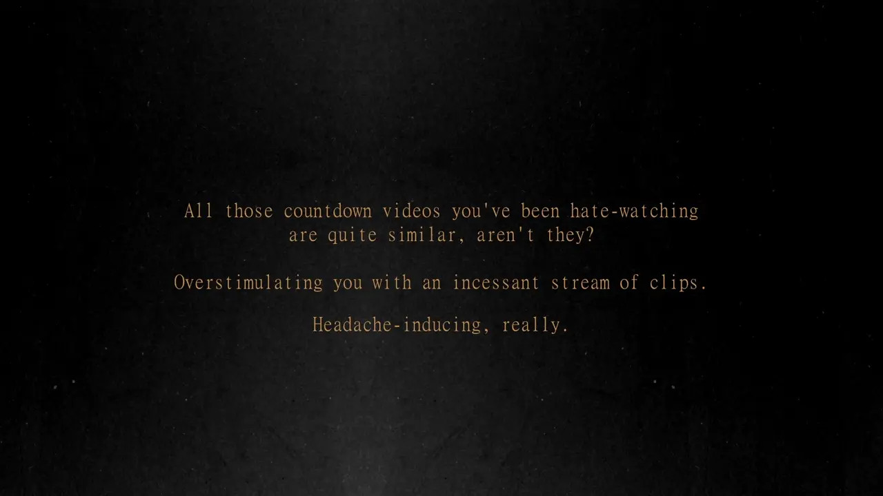 Stop pretending [Countdown]