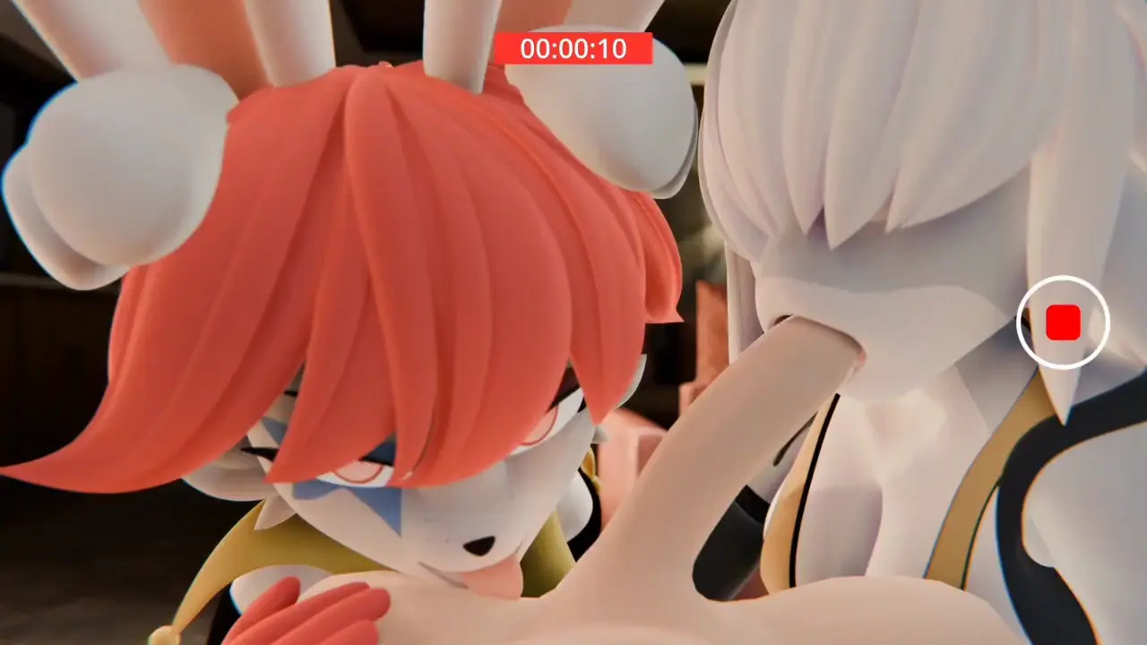 IN-HEAT: Misty and Poppi share a treat