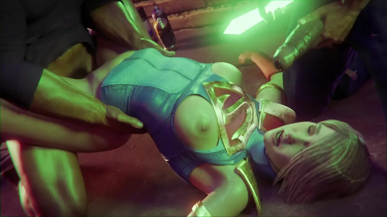 Supergirl receives some "injustice." (black) [9Nithes]