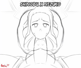 Shinobu x Nezuko (Futanari) - Manu-Kun