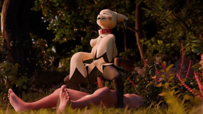 mimikyu have sex in a forest