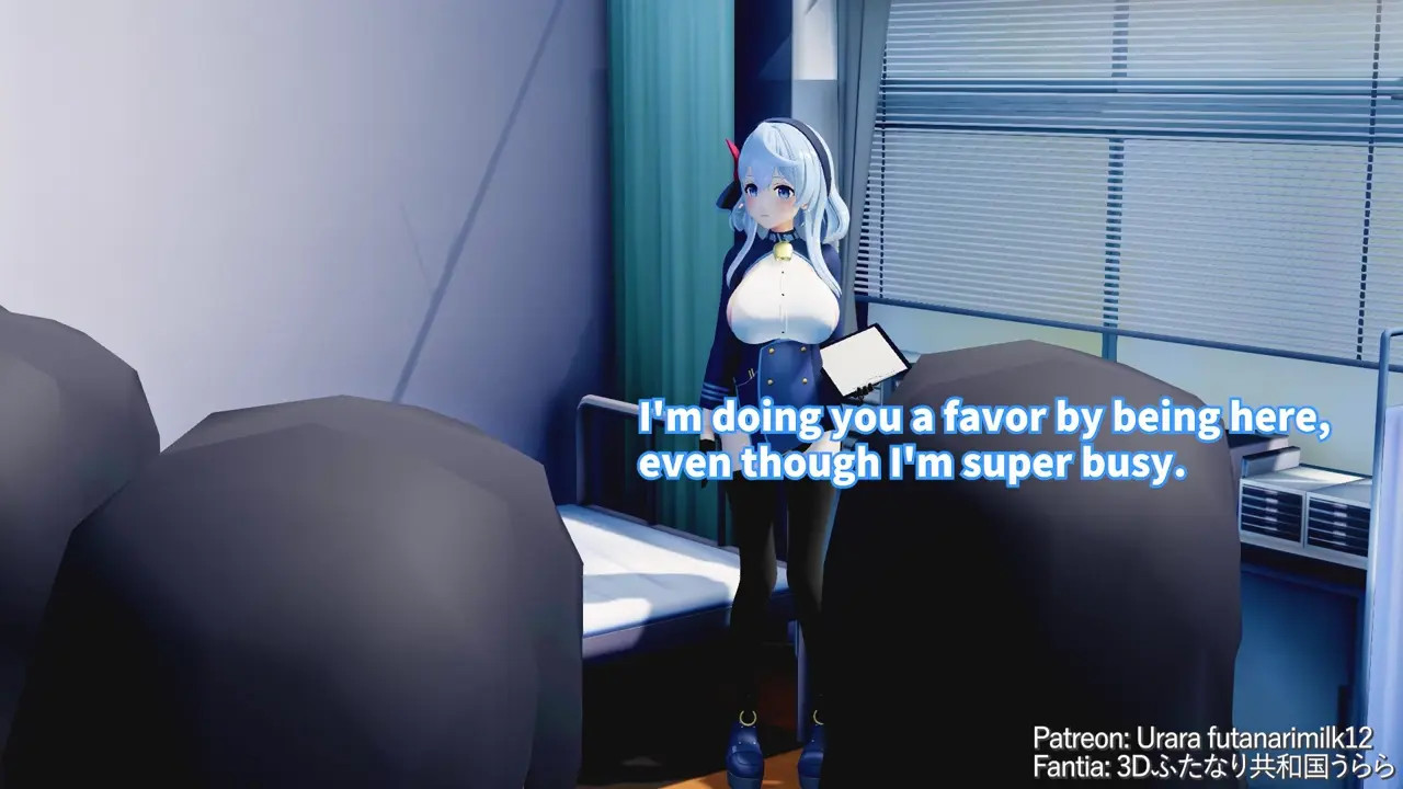 (Full/English Subtitles) Futanari Girl undergoes embarrassing medical checkup (part1)