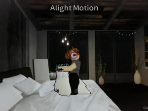 I try to study but this horny nerd girl come over..