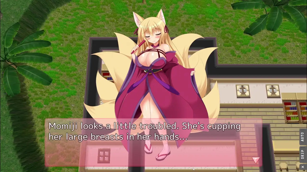 Domination Quest - Momiji's Breastfeeding Tailjob